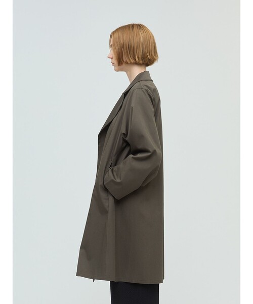 mizuiroind（ミズイロインド）の「mizuiro ind トレンチライクコート（トレンチコート・レディース・ブラック/ネイビー/ベージュ/チャコールグレー・FREE）」の13枚目の写真