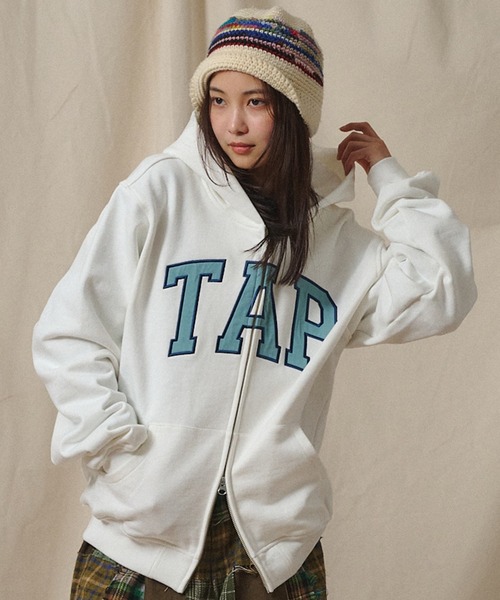 Universal Style Wear（ユニバーサルスタイルウェア）の「Universal Style Wear "LOGO" ZIP フーディー（パーカー・メンズ・ネイビー/ブラック/杢グレー/オフホワイト・X-LARGE/LARGE/MEDIUM）」の2枚目の写真