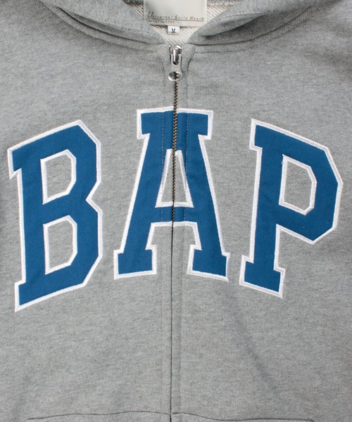 Universal Style Wear（ユニバーサルスタイルウェア）の「Universal Style Wear "LOGO" ZIP フーディー（パーカー・メンズ・ネイビー/ブラック/杢グレー/オフホワイト・X-LARGE/LARGE/MEDIUM）」の16枚目の写真