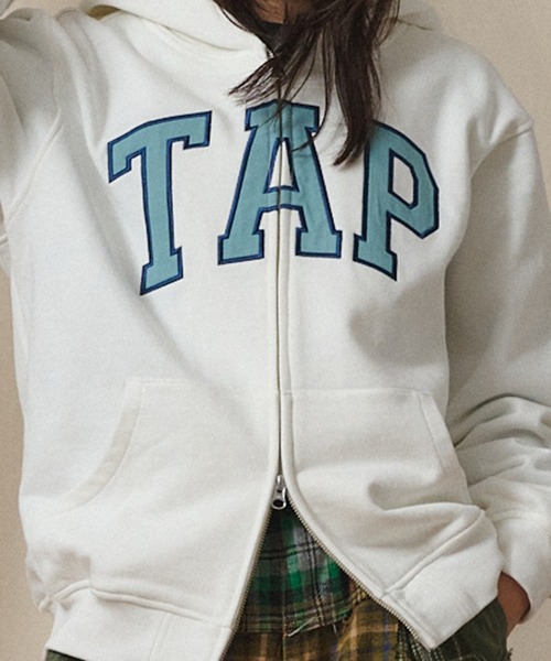 Universal Style Wear（ユニバーサルスタイルウェア）の「Universal Style Wear "LOGO" ZIP フーディー（パーカー・メンズ・ネイビー/ブラック/杢グレー/オフホワイト・X-LARGE/LARGE/MEDIUM）」の6枚目の写真