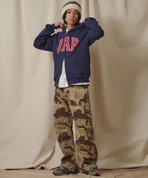 Universal Style Wear（ユニバーサルスタイルウェア）の「Universal Style Wear "LOGO" ZIP フーディー（パーカー・メンズ・ネイビー/ブラック/杢グレー/オフホワイト・X-LARGE/LARGE/MEDIUM）」の11枚目の写真