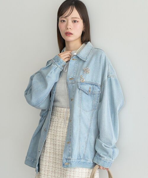 earth music&ecology（アースミュージックアンドエコロジー）の「emaeアナグラムブローチ（ブローチ/コサージュ・レディース・ゴールド/シルバー・FREE）」の6枚目の写真