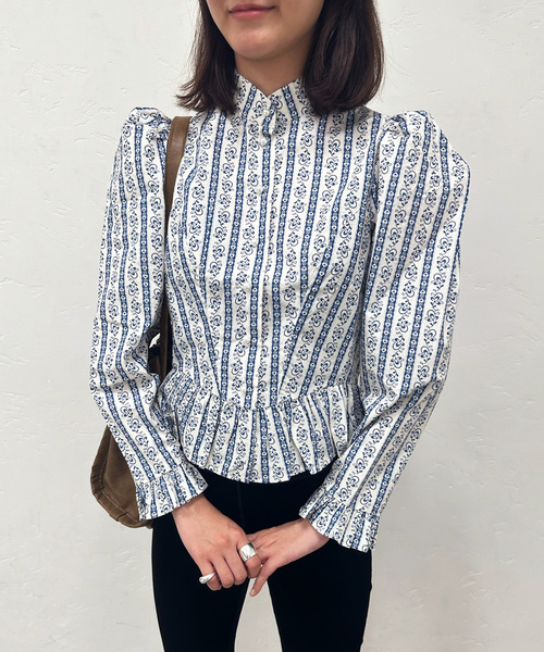 EDIT. FOR LULU（エディットフォールル）の「【BATSHEVA/バットシェバ】pre GRACE BLOUSE（シャツ/ブラウス・レディース・ホワイト・SMALL）」の4枚目の写真