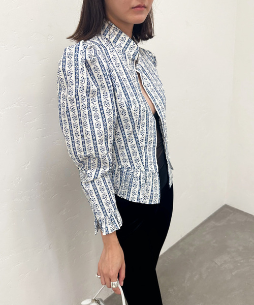 EDIT. FOR LULU（エディットフォールル）の「【BATSHEVA/バットシェバ】pre GRACE BLOUSE（シャツ/ブラウス・レディース・ホワイト・SMALL）」の8枚目の写真