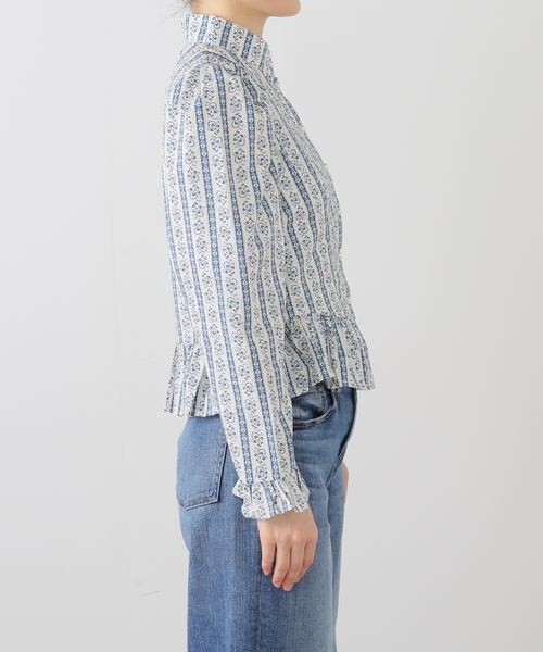 EDIT. FOR LULU（エディットフォールル）の「【BATSHEVA/バットシェバ】pre GRACE BLOUSE（シャツ/ブラウス・レディース・ホワイト・SMALL）」の2枚目の写真