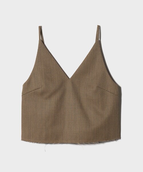 AEWEN MATOPH（イウエン マトフ）の「＜AEWEN MATOPH＞ウールVネックキャミソール（キャミソール・レディース・ブラック/ブラウン・FREE）」の13枚目の写真