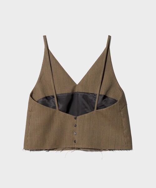 AEWEN MATOPH（イウエン マトフ）の「＜AEWEN MATOPH＞ウールVネックキャミソール（キャミソール・レディース・ブラック/ブラウン・FREE）」の14枚目の写真