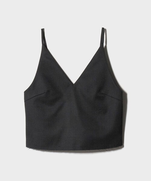 AEWEN MATOPH（イウエン マトフ）の「＜AEWEN MATOPH＞ウールVネックキャミソール（キャミソール・レディース・ブラック/ブラウン・FREE）」の20枚目の写真