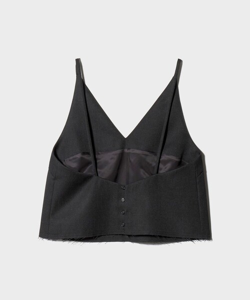 AEWEN MATOPH（イウエン マトフ）の「＜AEWEN MATOPH＞ウールVネックキャミソール（キャミソール・レディース・ブラック/ブラウン・FREE）」の21枚目の写真