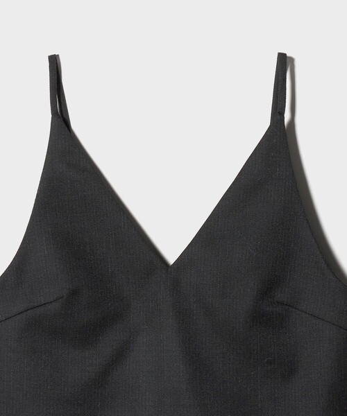 AEWEN MATOPH（イウエン マトフ）の「＜AEWEN MATOPH＞ウールVネックキャミソール（キャミソール・レディース・ブラック/ブラウン・FREE）」の22枚目の写真