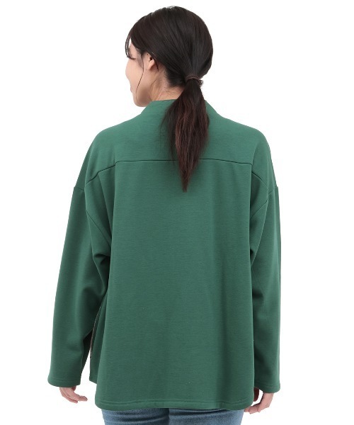 チチカカ（チチカカ）の「ジャガードコンビジップカーディガン（カーディガン/ボレロ・レディース・ベージュ/グリーン/ブラック・FREE）」の11枚目の写真