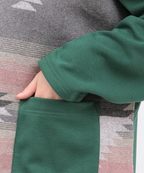 チチカカ（チチカカ）の「ジャガードコンビジップカーディガン（カーディガン/ボレロ・レディース・ベージュ/グリーン/ブラック・FREE）」の13枚目の写真