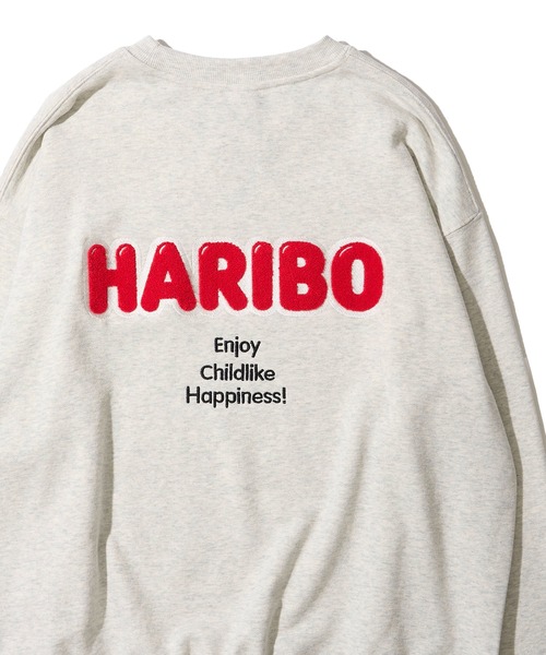 ADPOSION(アドポーション)の「【HARIBO / ハリボー】サガラ刺繍グラフィックプリント スウェットトレーナー(スウェット・レディース・チャコールグレー/アイボリー/ネイビー・X-LARGE/LARGE/MEDIUM)」の2枚目の写真