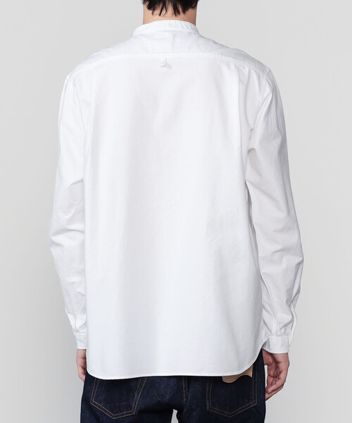DANTON | オックスフォード バンドカラーシャツ SOLID MEN