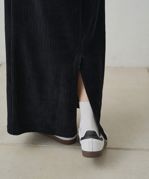 PUAL CE CIN(ピュアルセシン)の「ストレッチコールスカート(スカート・レディース・ブラウン/グレー/アイボリー/ブラック/カーキ・SMALL/MEDIUM)」の20枚目の写真