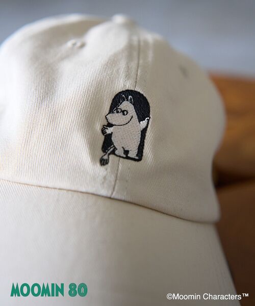帽子 muun WEB限定】80周年/Moomin刺繍CAP（キャップ）｜MOOMIN（ムーミン