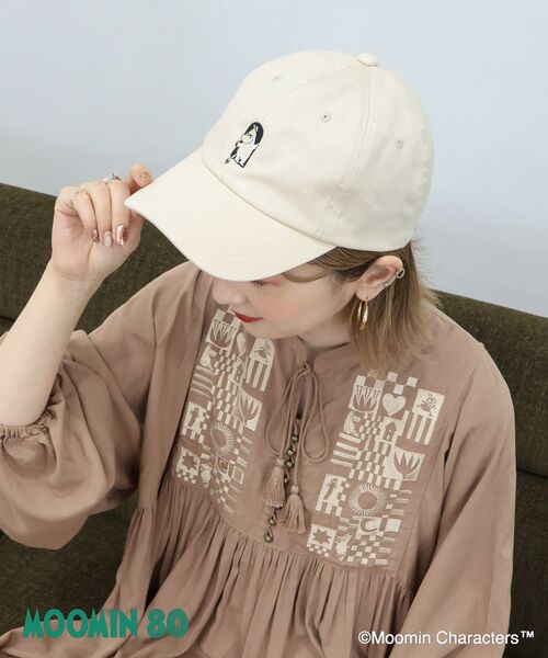 帽子 muun WEB限定】80周年/Moomin刺繍CAP（キャップ）｜MOOMIN（ムーミン
