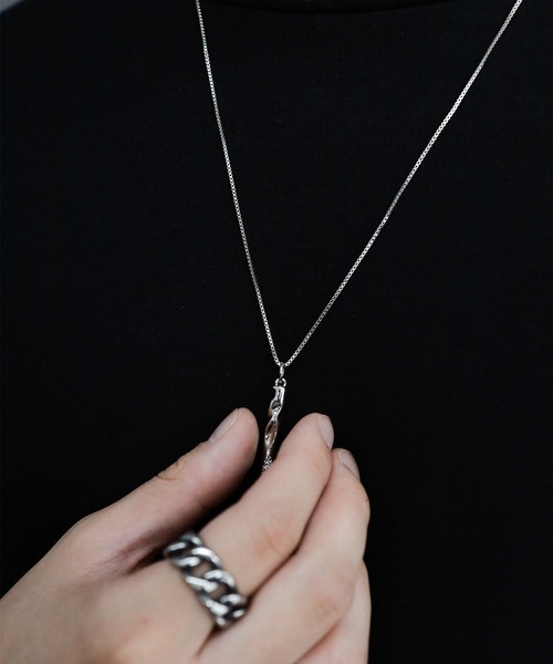 ARROWM（アローム）の「ARROWM スティックデザインネックレス（ネックレス・メンズ・シルバー/シルバー系その他2/シルバー系その他・A/C/B）」の9枚目の写真