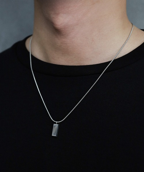 ARROWM（アローム）の「ARROWM スティックデザインネックレス（ネックレス・メンズ・シルバー/シルバー系その他2/シルバー系その他・A/C/B）」の16枚目の写真