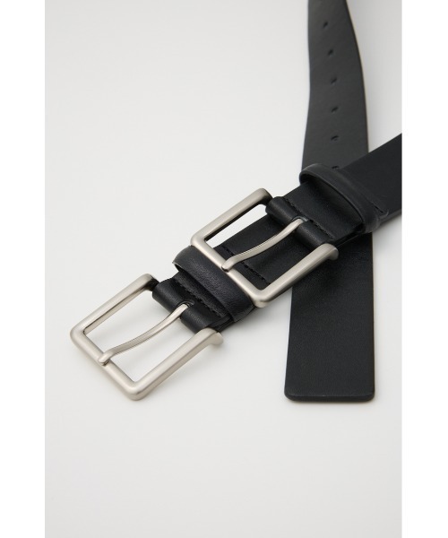 SLY（スライ）の「2 BACKLE BELT ツーバックル ベルト（ベルト・レディース・ブラック・FREE）」の5枚目の写真