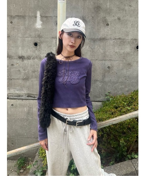 SLY（スライ）の「2 BACKLE BELT ツーバックル ベルト（ベルト・レディース・ブラック・FREE）」の8枚目の写真