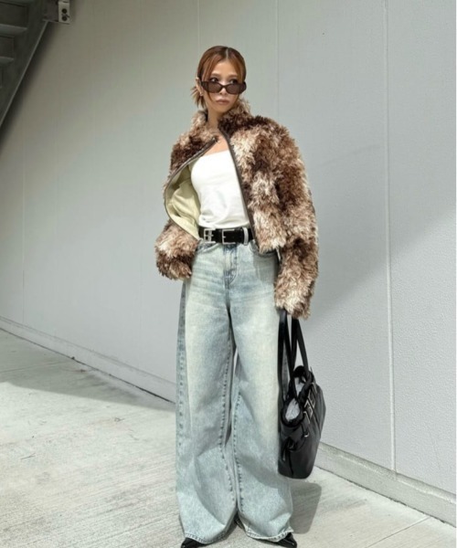 SLY（スライ）の「2 BACKLE BELT ツーバックル ベルト（ベルト・レディース・ブラック・FREE）」の10枚目の写真