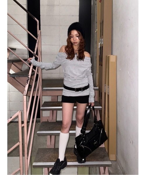 SLY（スライ）の「2 BACKLE BELT ツーバックル ベルト（ベルト・レディース・ブラック・FREE）」の12枚目の写真