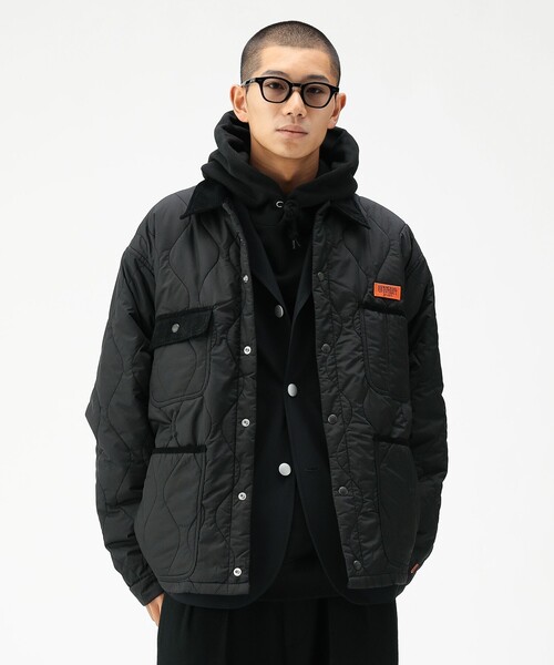 【BEAMS別注】UNIVERSAL OVERALL コーチ ジャケット 別注】UNIVERSAL OVERALL / キルト カバー コーチジャケット（ブルゾン