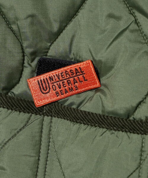 UNIVERSAL OVERALL（ユニバーサルオーバーオール）の「【別注】UNIVERSAL OVERALL / キルト カバー コーチジャケット（ブルゾン・メンズ・オリーブ/ブラック・LARGE/SMALL/X-LARGE/MEDIUM）」の11枚目の写真