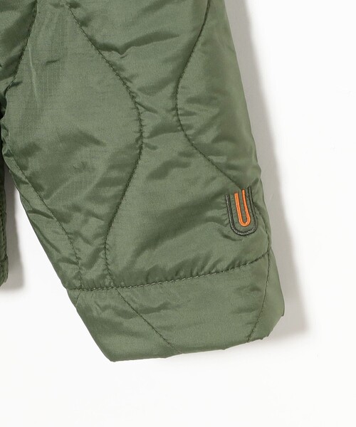 UNIVERSAL OVERALL（ユニバーサルオーバーオール）の「【別注】UNIVERSAL OVERALL / キルト カバー コーチジャケット（ブルゾン・メンズ・オリーブ/ブラック・LARGE/SMALL/X-LARGE/MEDIUM）」の13枚目の写真