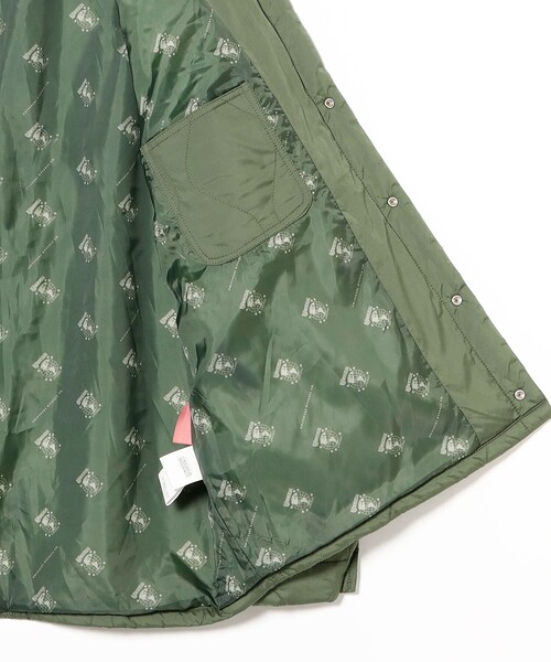 UNIVERSAL OVERALL（ユニバーサルオーバーオール）の「【別注】UNIVERSAL OVERALL / キルト カバー コーチジャケット（ブルゾン・メンズ・オリーブ/ブラック・LARGE/SMALL/X-LARGE/MEDIUM）」の14枚目の写真