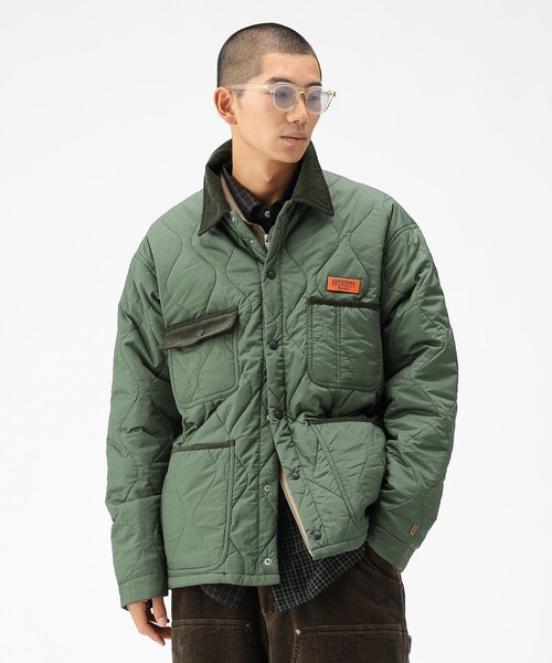 【BEAMS別注】UNIVERSAL OVERALL コーチ ジャケット 別注】UNIVERSAL OVERALL / キルト カバー コーチジャケット（ブルゾン