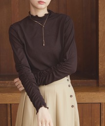 OLUN（オルン）の「Sheer mellow inner tops / シアーメロウインナートップス（Tシャツ/カットソー）」