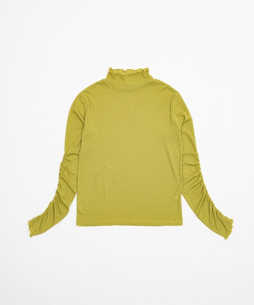 OLUN シアーメロウウインナートップス OLUN シアーメロウウインナートップス OLUN tシャツ Sheer mellow