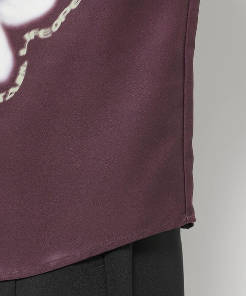 HARE（ハレ）の「フラワーレタリングプリントシャツ(HARE)（シャツ/ブラウス・メンズ・ホワイト/レッド/ブラック・FREE）」の18枚目の写真