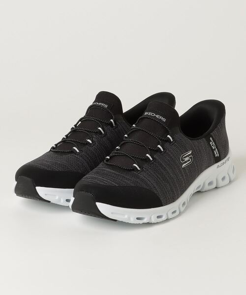 SKECHERS(スケッチャーズ)の「【別注】スケッチャーズ GLIDE-STEP - PEAK 限定コラボ(スニーカー・レディース・ブラック・23.5cm/24.5cm/23.0cm/24.0cm/25.0cm)」の1枚目の写真