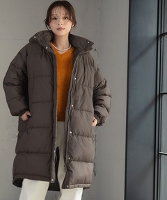 ロングダウン CELFORD（セルフォード） ダウンコート ダウンジャケット フードリボン