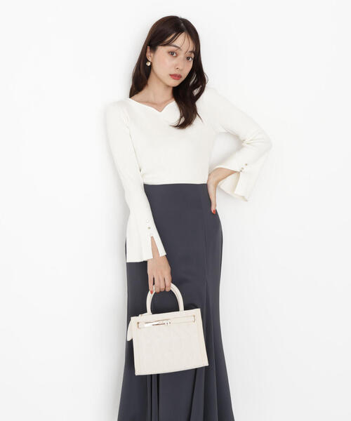 PROPORTION BODY DRESSING(プロポーションボディドレッシング)の「<ハンドウォッシャブル>ハートカットリブニット / 1215270903(ニット/セーター・レディース・ブラック/ピンク/ゴールド/ホワイト系その他・SMALL/MEDIUM)」の20枚目の写真