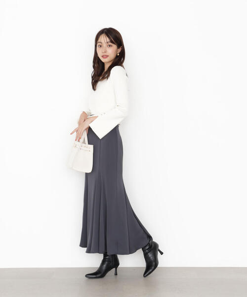 PROPORTION BODY DRESSING(プロポーションボディドレッシング)の「<ハンドウォッシャブル>ハートカットリブニット / 1215270903(ニット/セーター・レディース・ブラック/ピンク/ゴールド/ホワイト系その他・SMALL/MEDIUM)」の21枚目の写真