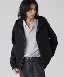 LUENNA(���G�i)�́yLUENNA�zHeavyweight Double Zip Sweat Parka / �w�r�[�E�F�C�g�_�u���W�b�v�X�E�F�b�g�p�[�J�[(�p�[�J�[)