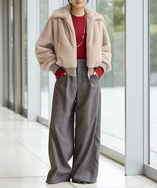 セール】IENA LA BOUCLE ecoファーブルゾン（その他アウター）｜IENA