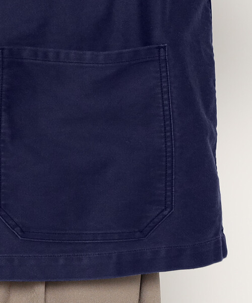 DANTON（ダントン）の「MEN'S MOLESKIN WIDE COVERALL JACKET（その他アウター・メンズ・ブラック/ネイビー・40/42/44）」の4枚目の写真