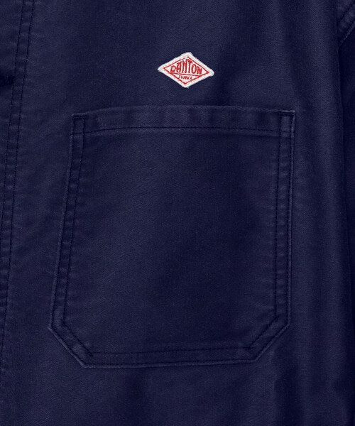 DANTON（ダントン）の「MEN'S MOLESKIN WIDE COVERALL JACKET（その他アウター・メンズ・ブラック/ネイビー・40/42/44）」の6枚目の写真