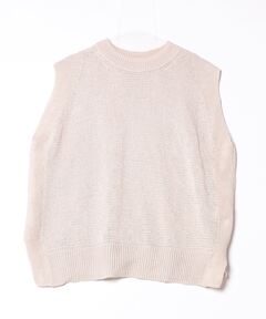 トップス suzuki takayuki knitted vest linen トップス suzuki takayuki knitted vest linen suzuki takayuki