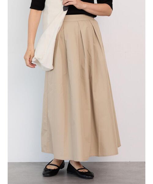 Lugnoncure（ルノンキュール）の「【選べる着丈】タイプライタースカート（スカート・レディース・グレー/ベージュ/ブラック/カーキ・ﾌﾘｰ(M)/ﾌﾘｰ(L)）」の4枚目の写真