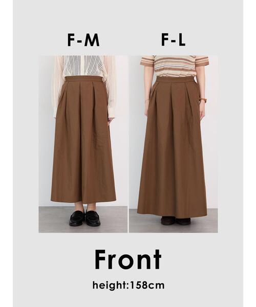 Lugnoncure（ルノンキュール）の「【選べる着丈】タイプライタースカート（スカート・レディース・グレー/ベージュ/ブラック/カーキ・ﾌﾘｰ(M)/ﾌﾘｰ(L)）」の6枚目の写真