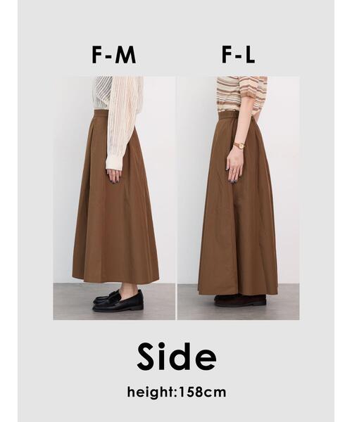 Lugnoncure（ルノンキュール）の「【選べる着丈】タイプライタースカート（スカート・レディース・グレー/ベージュ/ブラック/カーキ・ﾌﾘｰ(M)/ﾌﾘｰ(L)）」の7枚目の写真