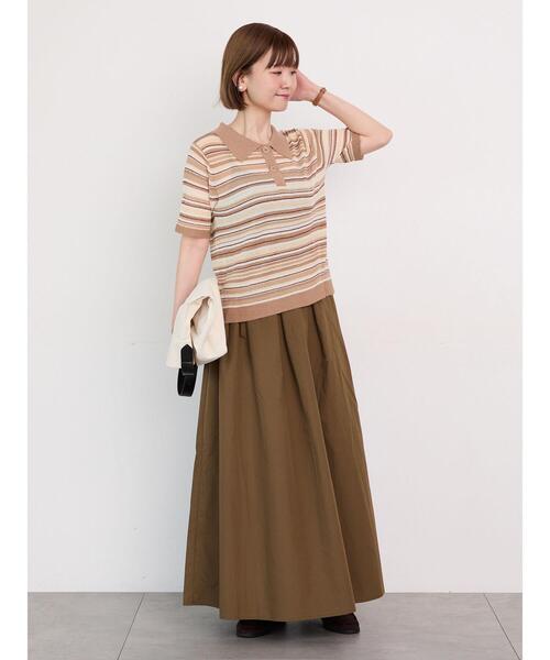 Lugnoncure（ルノンキュール）の「【選べる着丈】タイプライタースカート（スカート・レディース・グレー/ベージュ/ブラック/カーキ・ﾌﾘｰ(M)/ﾌﾘｰ(L)）」の10枚目の写真