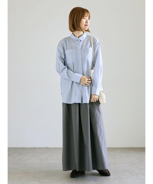 Lugnoncure（ルノンキュール）の「【選べる着丈】タイプライタースカート（スカート・レディース・グレー/ベージュ/ブラック/カーキ・ﾌﾘｰ(M)/ﾌﾘｰ(L)）」の18枚目の写真