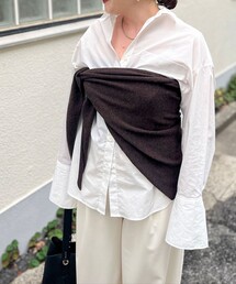 NOLLEY’S | 《手洗い可能》カシミヤ混三角ストール(ニット/セーター)